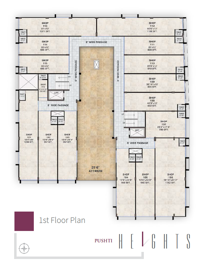 FF 800 Sq. Feet Commercial Office for Sale in Memnagar/gurukul Ahmedabad - Media 13