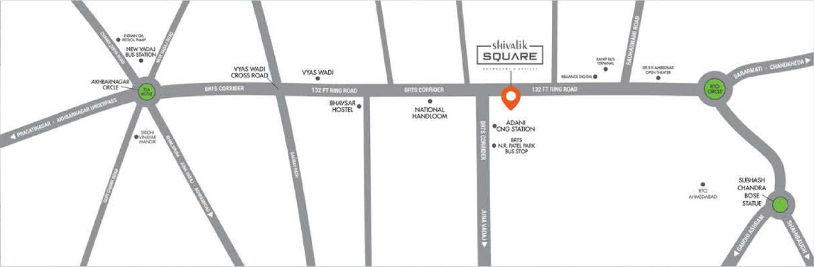 FF 1408 Sq. Feet Commercial Showroom for Sale in Old Vadaj Ahmedabad - Media 4